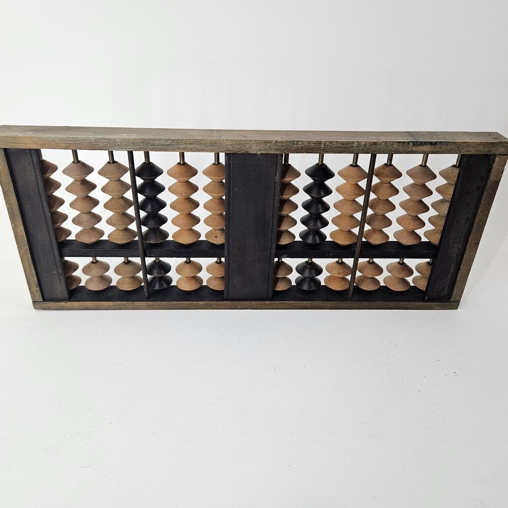 Japanese Wooden Abacus Vintage Soroban Abacus 13 Rods Excellent